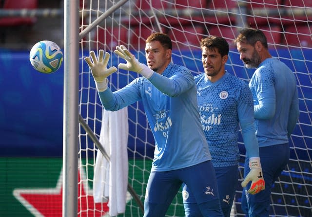 Ederson, Stefan Ortega and Scott Carson