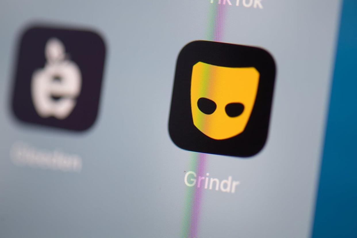 Grindr allows for anonymity in a way that other dating apps do not. <a href="https://www.gettyimages.com/detail/news-photo/this-illustration-picture-taken-on-july-24-2019-in-paris-news-photo/1158411340?adppopup=true" rel="nofollow noopener" target="_blank" data-ylk="slk:Martin Bureau/AFP via Getty Images;elm:context_link;itc:0;sec:content-canvas" class="link ">Martin Bureau/AFP via Getty Images</a>