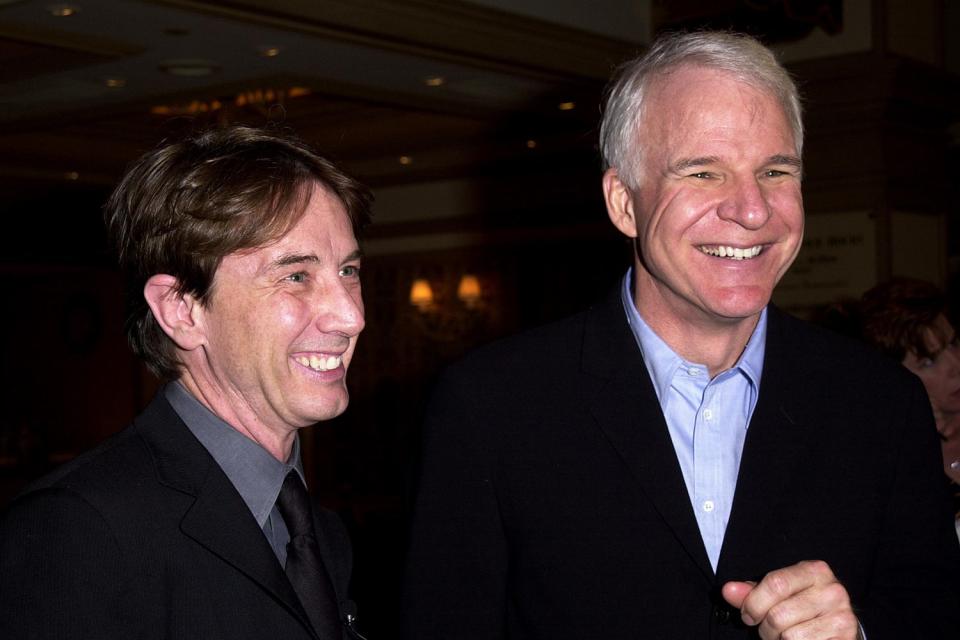 <p>J. Vespa/WireImage</p> Martin Short and Steve Martin