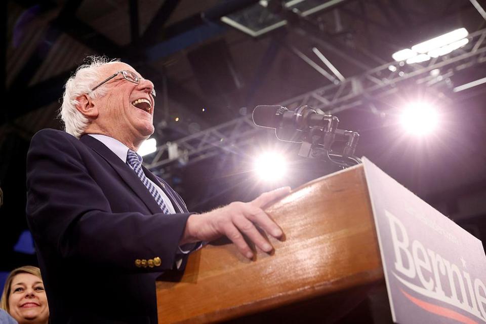 Bernie Sanders's inauguration outfit took over the internet. — Reuters pic