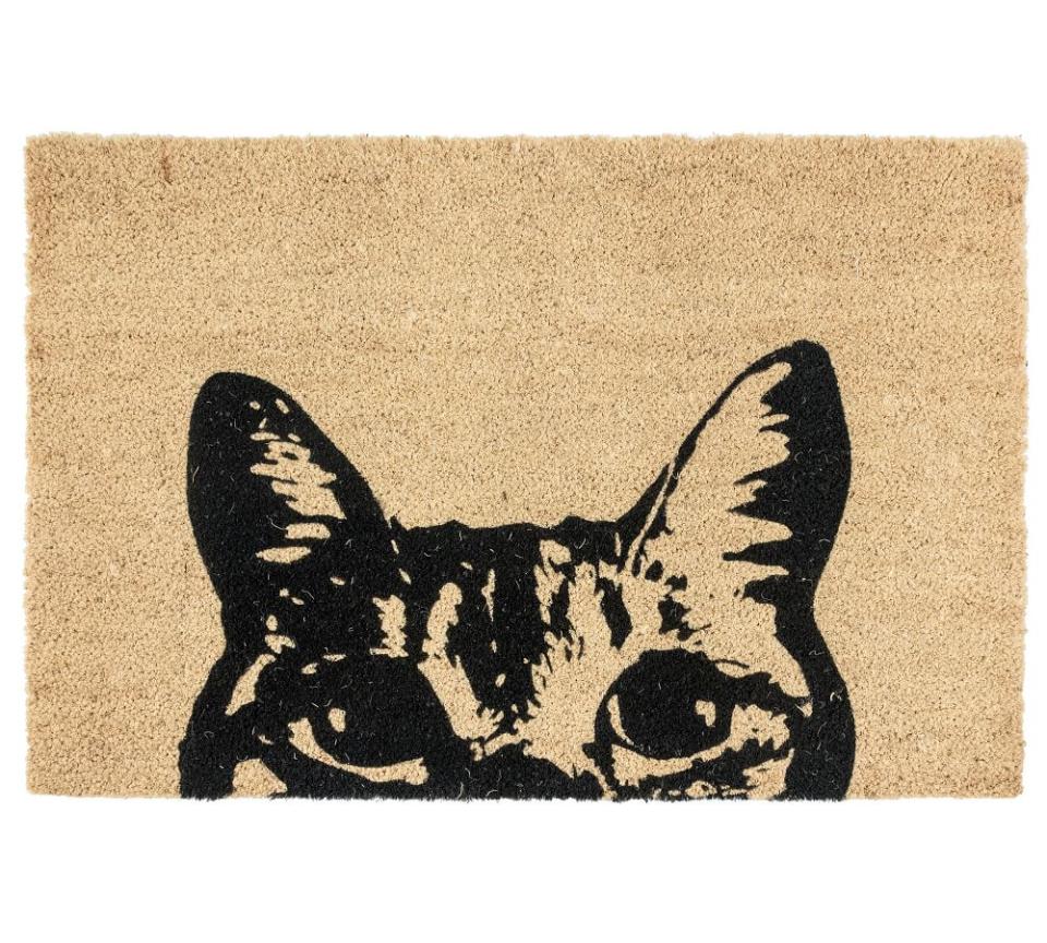 <p><a href="https://go.redirectingat.com?id=74968X1596630&url=https%3A%2F%2Fwww.potterybarn.com%2Fproducts%2Fpeaking-cat-doormat-mp&sref=https%3A%2F%2Fwww.womansday.com%2Frelationships%2Ffamily-friends%2Fg29480271%2Fgifts-for-cat-lovers%2F" rel="nofollow noopener" target="_blank" data-ylk="slk:Shop Now;elm:context_link;itc:0;sec:content-canvas" class="link ">Shop Now</a></p><p>Peeking Cat Doormat</p><p>potterybarn.com</p><p>$33.00</p><span class="copyright">Pottery Barn</span>