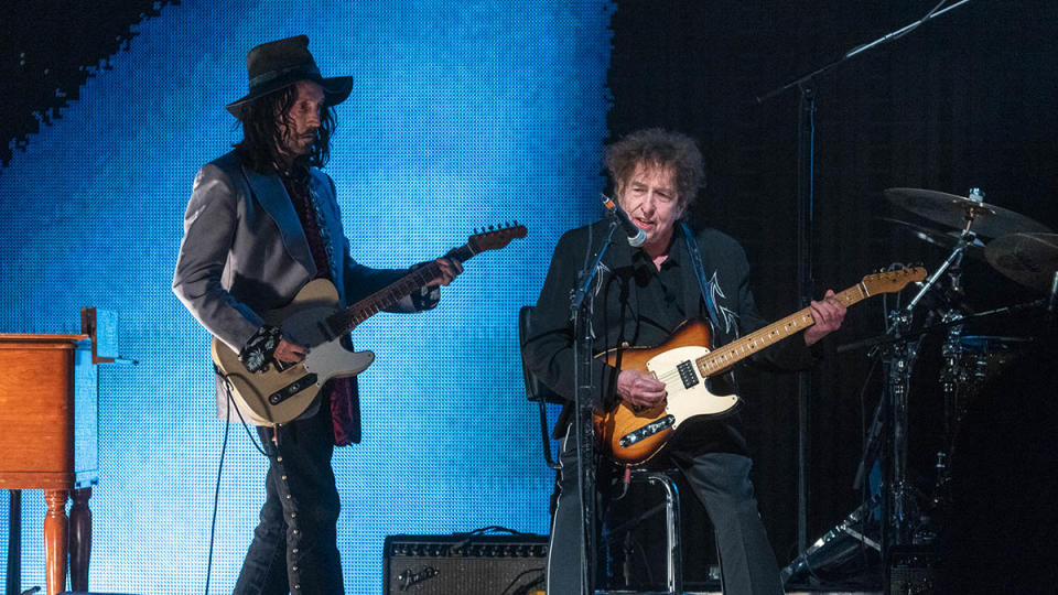 Bob Dylan and Mike Campbell