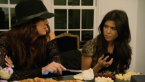 <p>Kourtney's face says it all.</p>