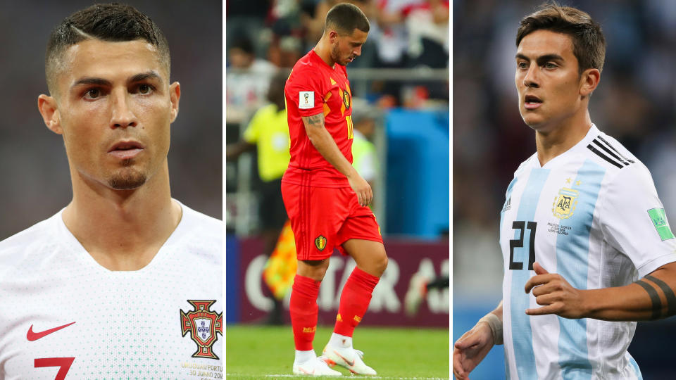 Ronaldo, Hazard, Dybala – World Cup losers in big demand