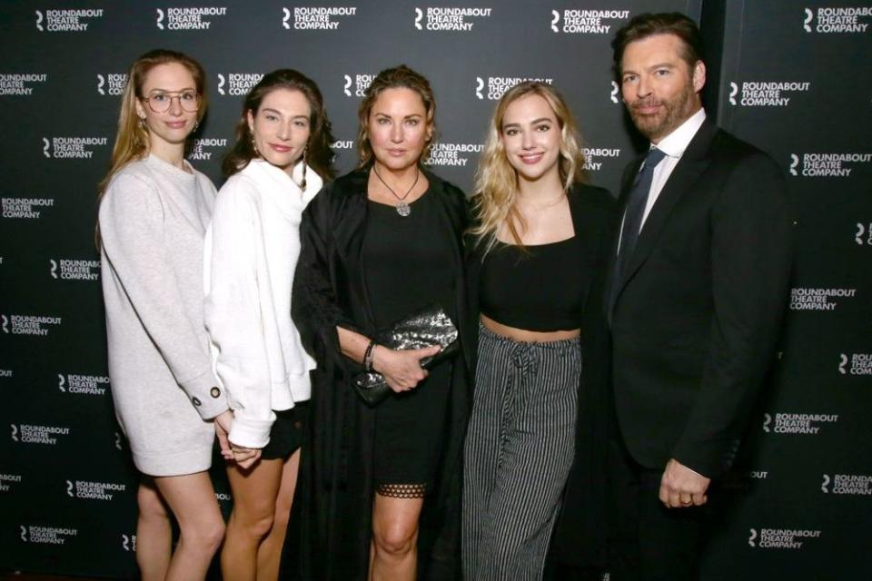 Harry Connick Jr. and Jill Goodacre with their daughters | Paul Zimmerman/REX/Shutterstock