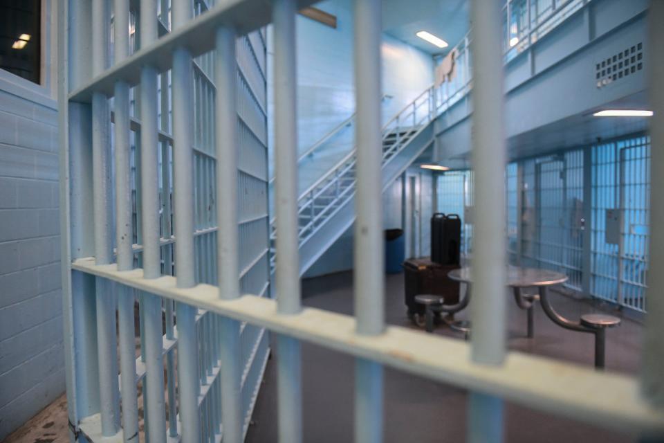 Jail cells inside the Burke County Detention Center in Waynesboro, Ga., on Thursday, Aug. 17, 2023. Issues facing the jail include lack of ADA accessibility, run-down facilities, and more. 