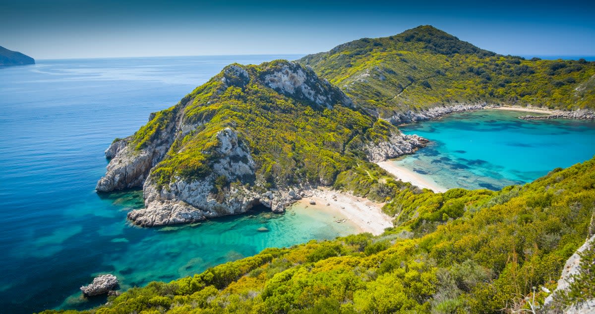 Porto Timini beach in Corfu (Getty Images)