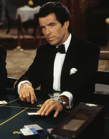 <p>Keith Hamshere/Getty</p> Pierce Brosnan as James Bond in 'GoldenEye'