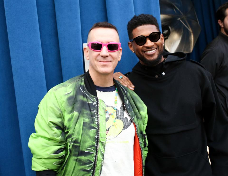 Jeremy Scott and Usher