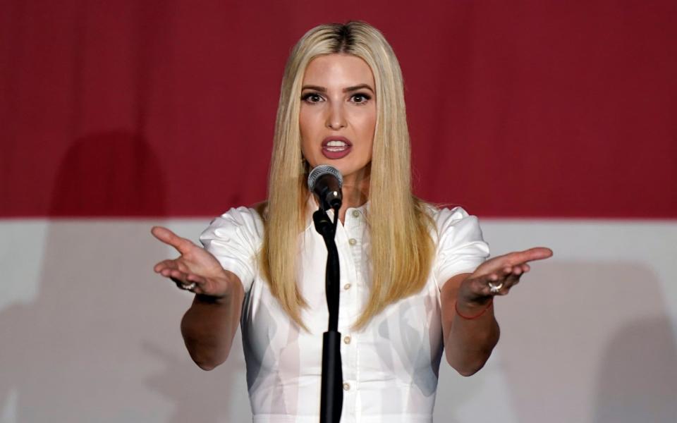 Ivanka Trump at a campaign event in Miami last year - Wilfredo Lee /AP