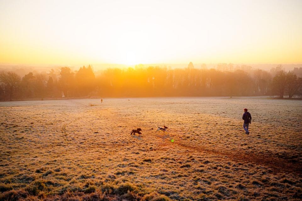 The alert covers central and southern England (Ben Birchall/PA) (PA Wire)