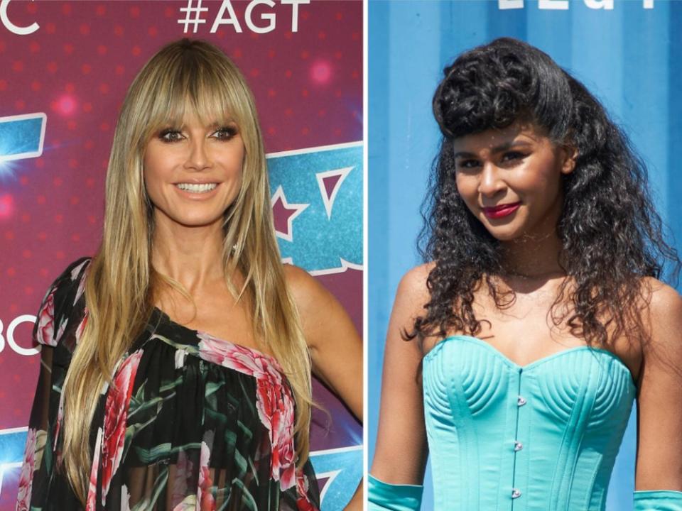 Heidi Klum (l.) hat sich zu den Vorwürfen von Lijana Kaggwa zu "GNTM" geäußert. (Bild: imago images/Starface/AdMedia / imago images/Eventpress)