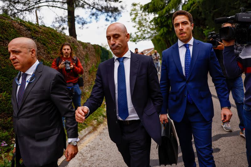 Former president of the Royal Spanish Football Federation Rubiales to testify before a judge in corruption probe at a court in Majadahonda