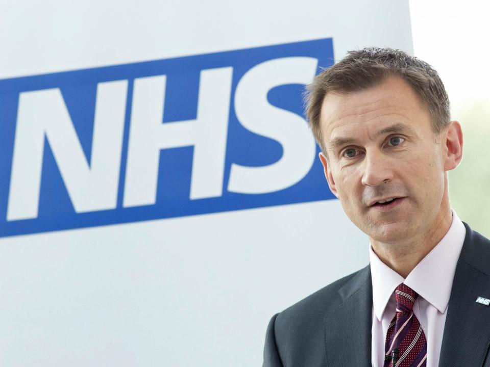 For a man aggressively pitching himself as the diplomatic and negotiating ace Brexit really needs, Jeremy Hunt’s tenure as health secretary is marred by some remarkably intemperate spats and dustups.Take the time he used Donald Trump’s favourite tool of diplomacy – Twitter – to accuse the late Professor Stephen Hawking of spreading “pernicious falsehoods” and of failing to understand statistics. Yes, that is the Stephen Hawking, Britain’s pre-eminent scientist, the author of “A Brief History of Time” and a man globally regarded as a genius. Mr Hunt – a man with no scientific training whatsoever – had the gall to school the professor, insisting that when it came to understanding the “7-day-NHS”, Hunt’s own grasp of scientific evidence was superior.The 7-day-NHS was, of course, Mr Hunt’s big idea during his time at Health. His all-singing, all-dancing, 7-day services – since discreetly dropped into hyperspace – were to be delivered without any extra staff or funds, but simply by bludgeoning junior doctors onto a punitive new contract. Like unicorns – and Brexit’s sunlit uplands – they existed as fantasy rhetoric alone. Mr Hunt’s legendary negotiating skills during the junior doctor dispute include him literally hiding from us. He was once filmed by Sky News sprinting up a staircase to flee a junior doctor who called plaintively behind him, “Why won’t you sit down to talk to junior doctors – what if you’ve got this one wrong?” He refused to meet us even when we camped outside the Department of Health, sleeping on the pavement in a last-ditch protest to persuade him to choose talks, not strikes. Hardly the most auspicious track record for a fruitful renegotiation with the EU27.Insight during, and after, the dispute was never Mr Hunt’s strong point. His campaign team are currently touting the imposition of his contract on junior doctors as evidence of the kind of steely virility that befits high office – as though driving 54,000 of the most obedient, people-pleasing, hard-working professionals into all-out strikes is something to be proud of. Meanwhile, NHS morale has never been lower. The scars from the dispute will take a generation to heal – and he wonders why the NHS is short of 40,000 nurses and 11,000 doctors.Then again, Mr Hunt has always refused to face reality. In his time as health secretary, the self-proclaimed patient safety champion presided over a catastrophic slump in NHS performance that has caused untold misery for patients.On his watch, the NHS waiting list for non-urgent surgery increased by 1.4 million. Worse, the number of patients waiting more than two weeks for urgent cancer treatment more than doubled – to 113,000 in 2017/18. During the same period, the number of patients waiting more than four hours in A&E tripled on Mr Hunt’s watch, rising from just under 60,000 to over 190,000 when he left Health in July last year.It took a charity to spell out what Mr Hunt sought to spin away. In January 2017 – as hundreds of patients lay trapped on trolleys in hospital corridors, some of them even dying there – the head of the British Red Cross, Mike Adamson, condemned conditions in NHS hospitals as a “humanitarian crisis”. True to form, instead of facing up to the media storm Adamson’s comments provoked, Mr Hunt went into hiding. As the NHS winter crisis raged on, he faced cross-party ire for his stony silence and refusal to speak to the press.If you want a prime minister who pursues his pet vanity projects at all costs – even when they fly in the face of reality – then Jeremy Hunt is your man. Like an unfunded, unstaffed, 7-day-NHS, he collapses under scrutiny – indeed, he chooses to flee from it. But his track record is plain for all to see. An NHS on its knees, broken, flailing, and patients suffering in their thousands.That’s quite some legacy from the longest serving health secretary in NHS history.