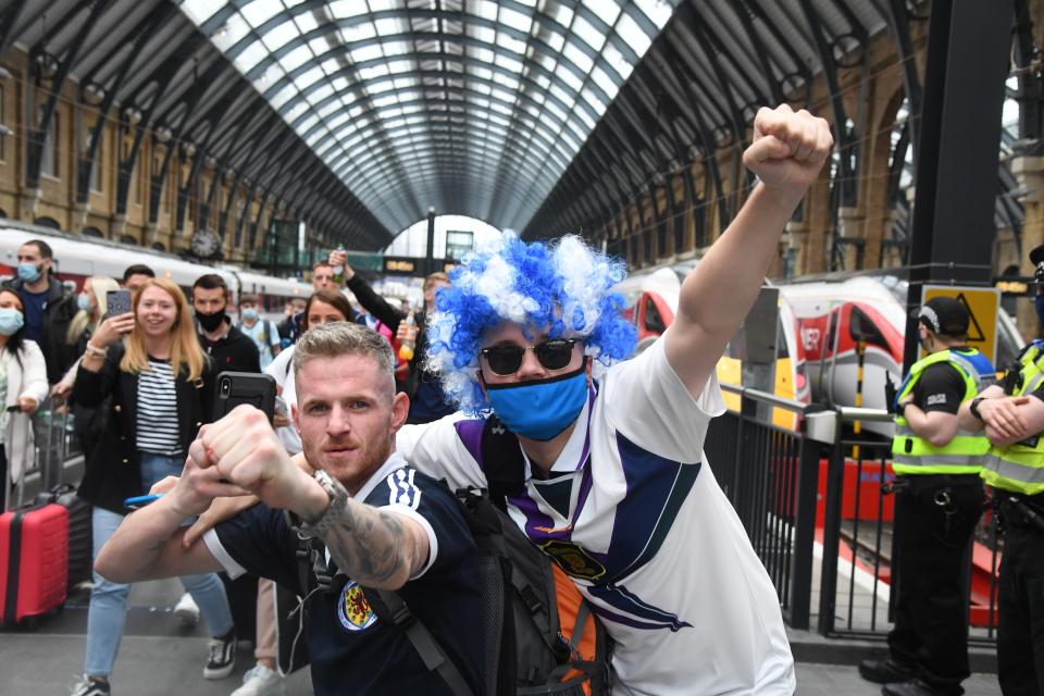 Scottish fans are all over London today (Jeremy Selwyn)