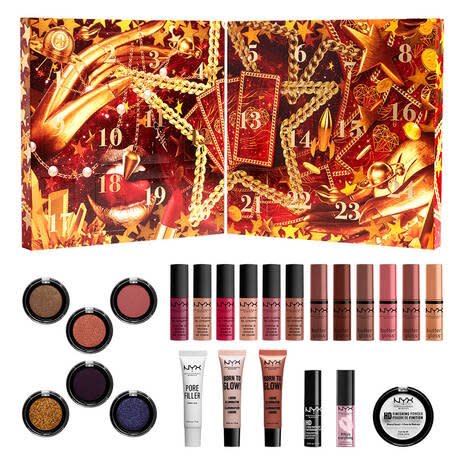 GIMME SUPER STARS! HOLIDAY ADVENT CALENDAR filled with NYX makeup