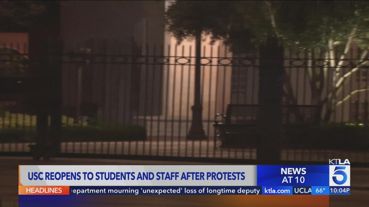 USC Closes University Park Campus to Public Due to Protests Against Israel-Hamas War