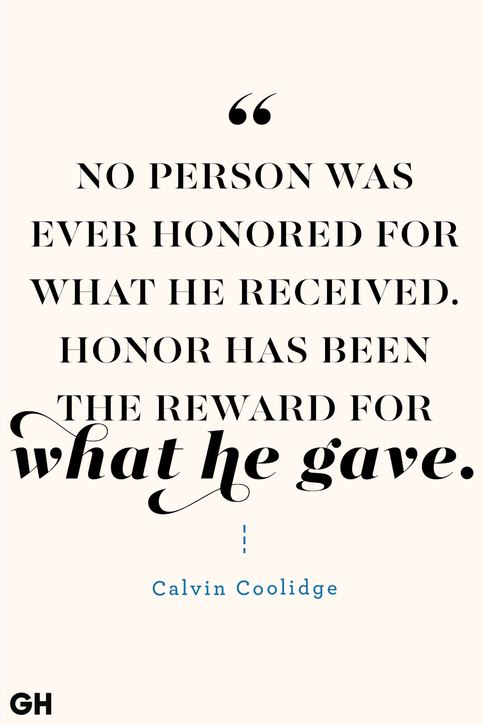 1) Calvin Coolidge