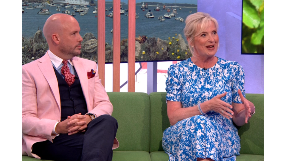 Tom Allen and Carol Kirkwood on The One Show