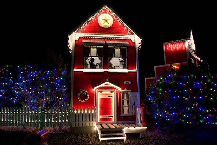 Santa's house. Courtesy of Grand Canyon Railway