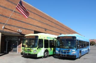 Chicago Transit Authority electric buses