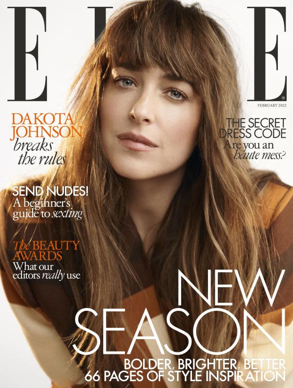 Dakota Johnson para Elle