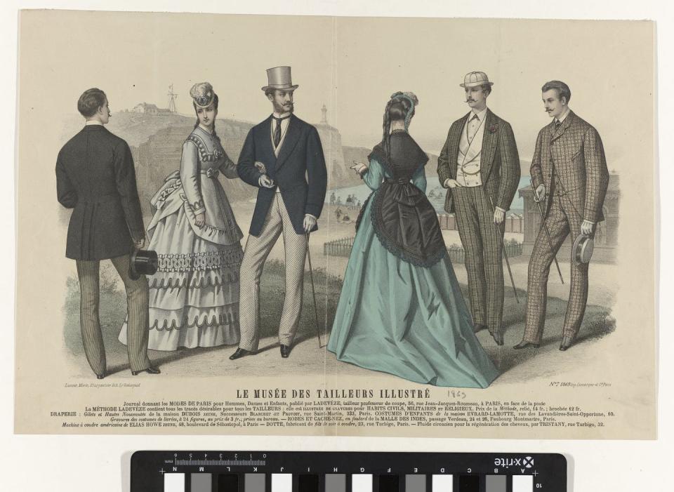 1860s fashion plate