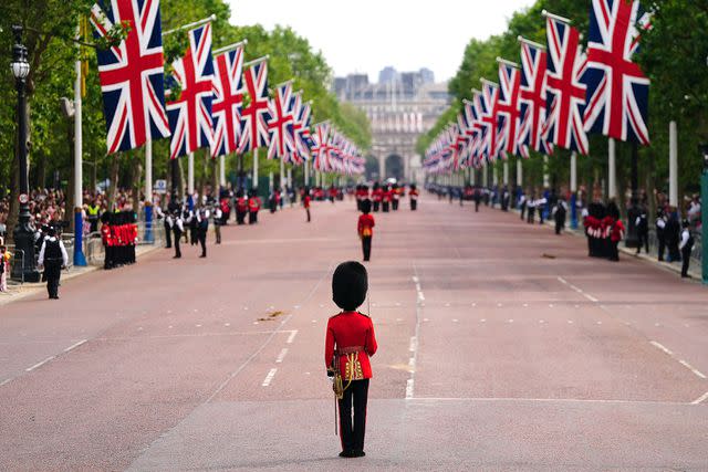 <p>Victoria Jones/PA Images via Getty</p> Trooping the Colour