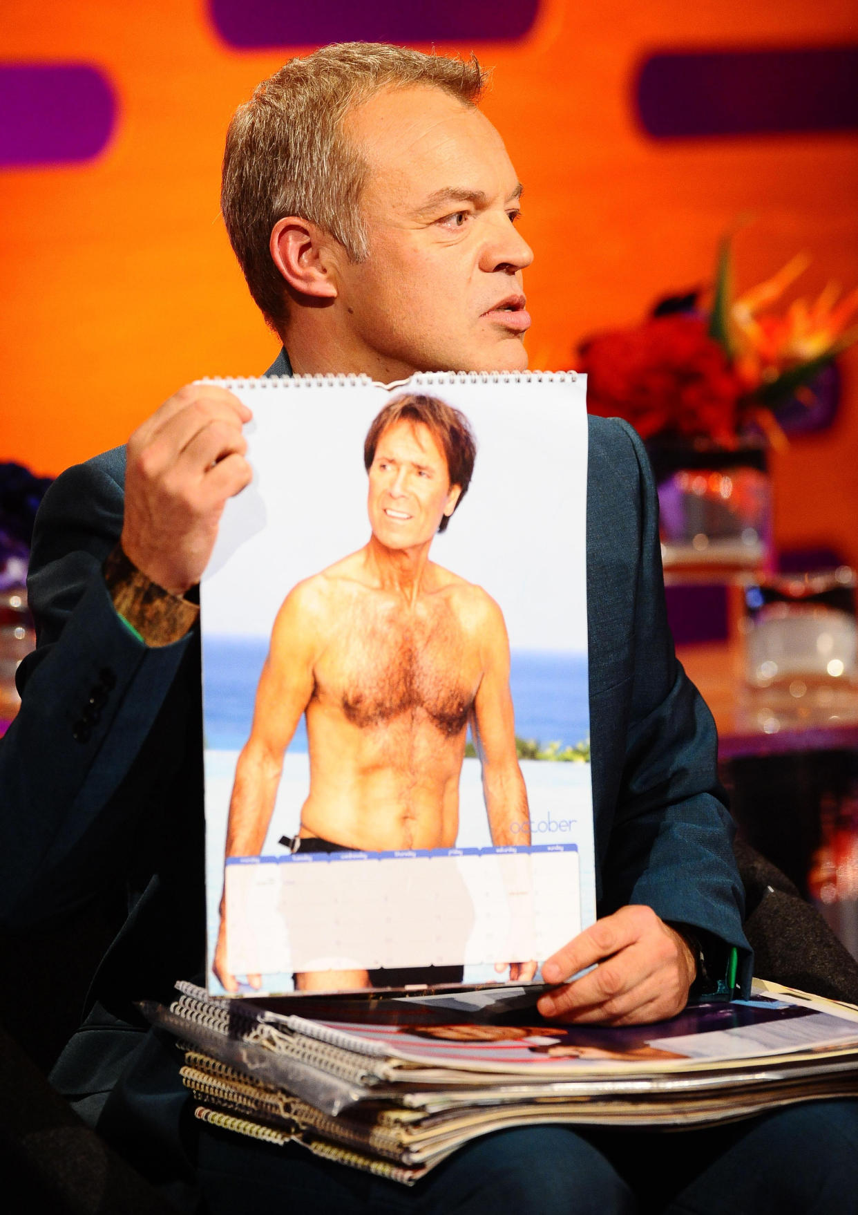 Cliff Richard says topless calendar days are behind him