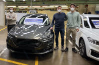 <p>The final Mondeo rolled off the line in Valencia on Monday 4<sup>th</sup> April 2022. Ford production engineer Federico Ertl posted a picture on LinkedIn (above), with a message in Spanish, translated as: “Yesterday we said farewell to the Ford Mondeo. The truth is that it is very sad to think that these have been the last two vehicles produced and that I will no longer see them at the plant. And if I feel sorry for myself, I can't even imagine what it’s like for those who saw it born!”</p><p>Around <strong>5 million </strong>Mondeos were sold in Europe in total since launch. The Spanish factory continues to build cars like the Kuga SUV. But this isn’t quite the end of the Ford saloon story…</p>