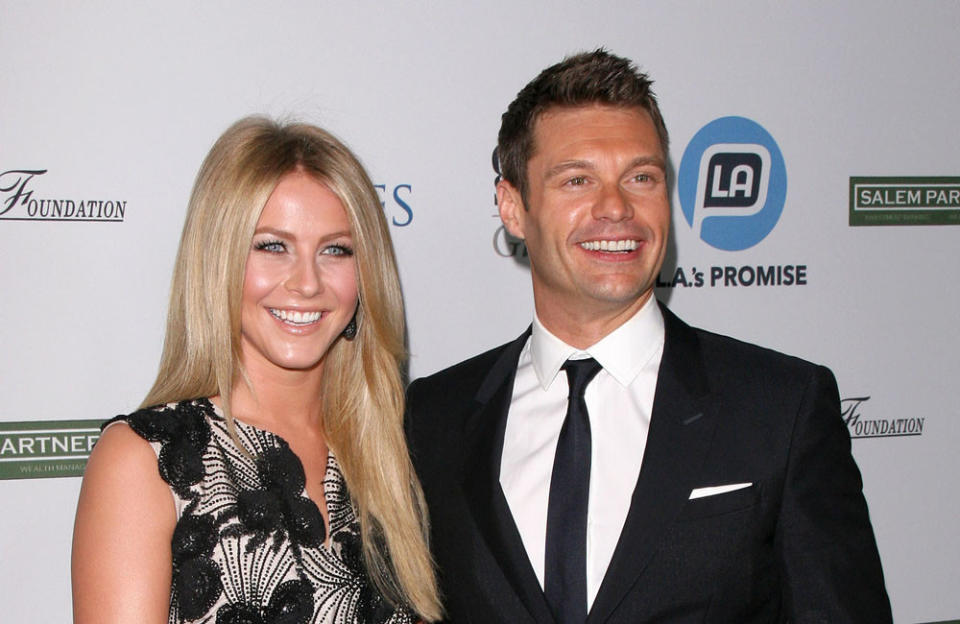 Ryan Seacrest educated Julianne Hough in wine credit:Bang Showbiz