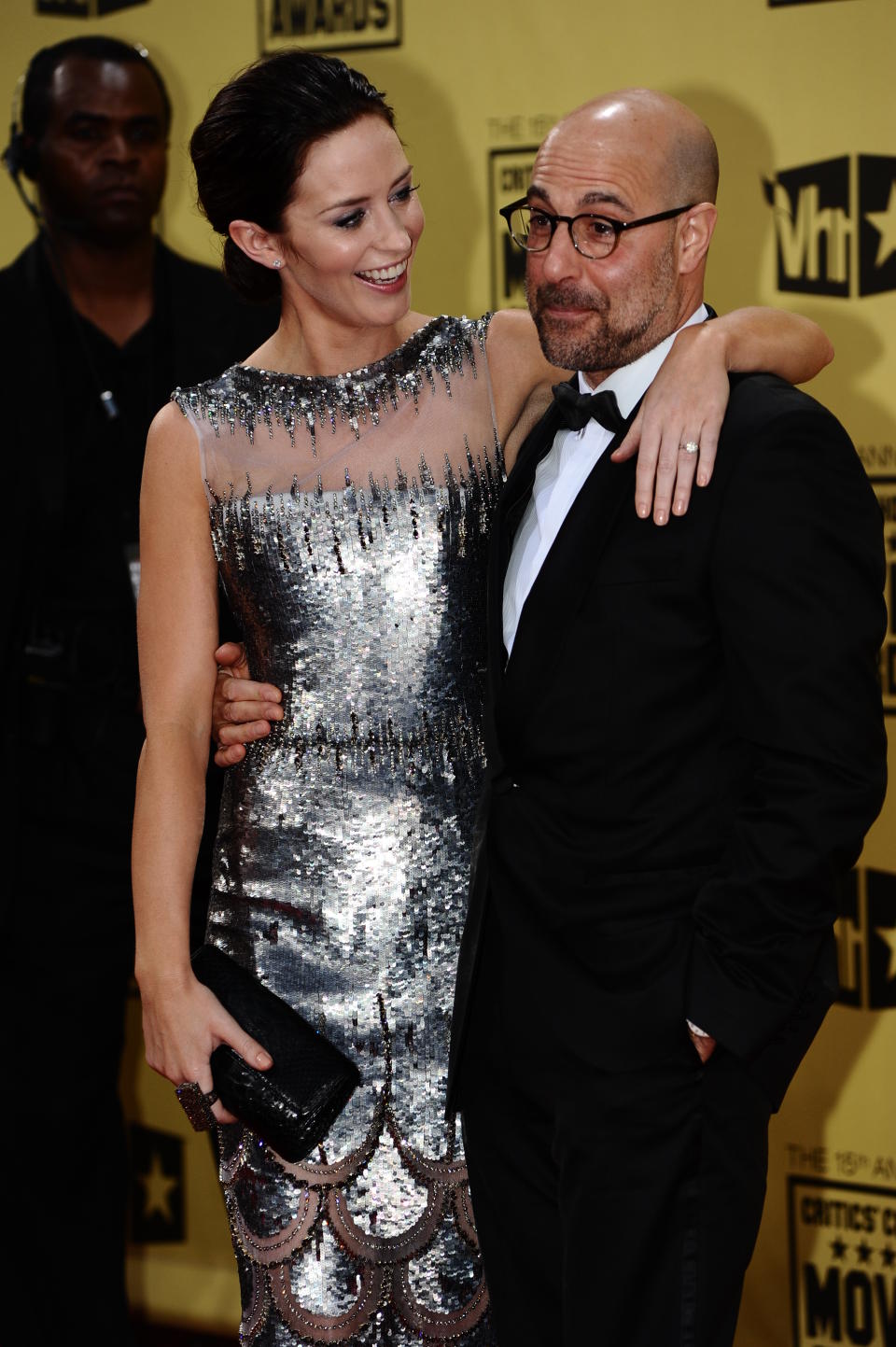 Emily Blunt and Stanley Tucci