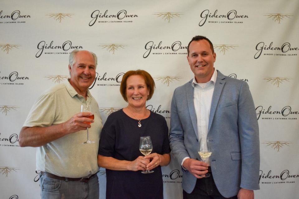 Guests enjoy being among the first group of people to taste the first wines produced commercially on Catawba Island in over four decades.