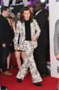 <p>Never afraid of standing out in a floral suit at the 2015 American Music Awards 2015 [Photo: Getty] </p>