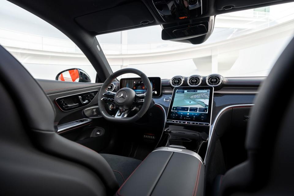 2024 mercedes amg cle53 coupe interior