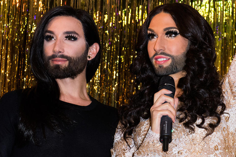 <p><span>Ebenfalls in Berlin steht die Figur der ESC-Gewinnerin aus dem Jahre 2014. Auch hier wurde fantastische Arbeit geleistet. (Foto: Getty)</span> </p>