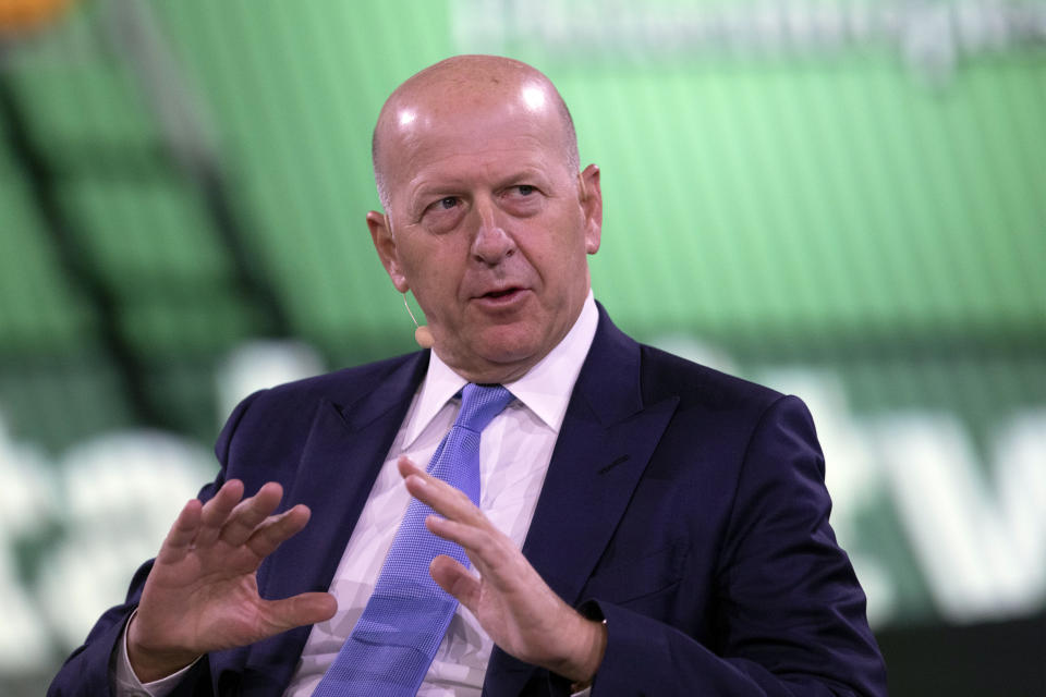 David Solomon, Chairman and CEO of Goldman Sachs. Photo: Mark Lennihan/AP