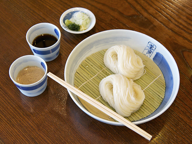 <p>The udon noodles are handmade at the restaurant’s kitchen itself. </p>