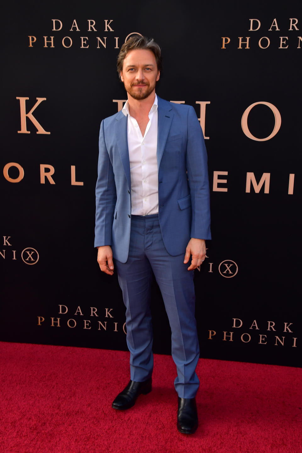 James McAvoy attends the premiere of 20th Century Fox's 'Dark Phoenix' in LA