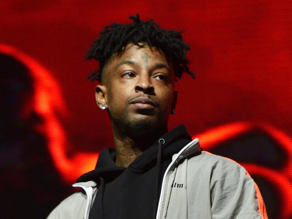 21 Savage has paid tribute to his younger brother (Rex Features)