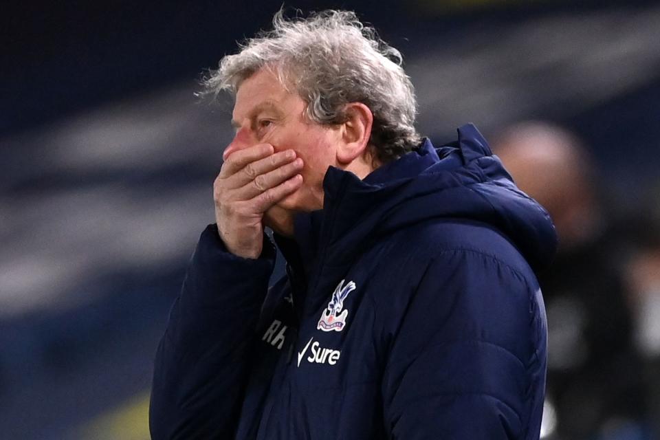 <p>Roy Hodgson’s Crystal Palace have won only one of their last seven games</p> (POOL/AFP via Getty Images)