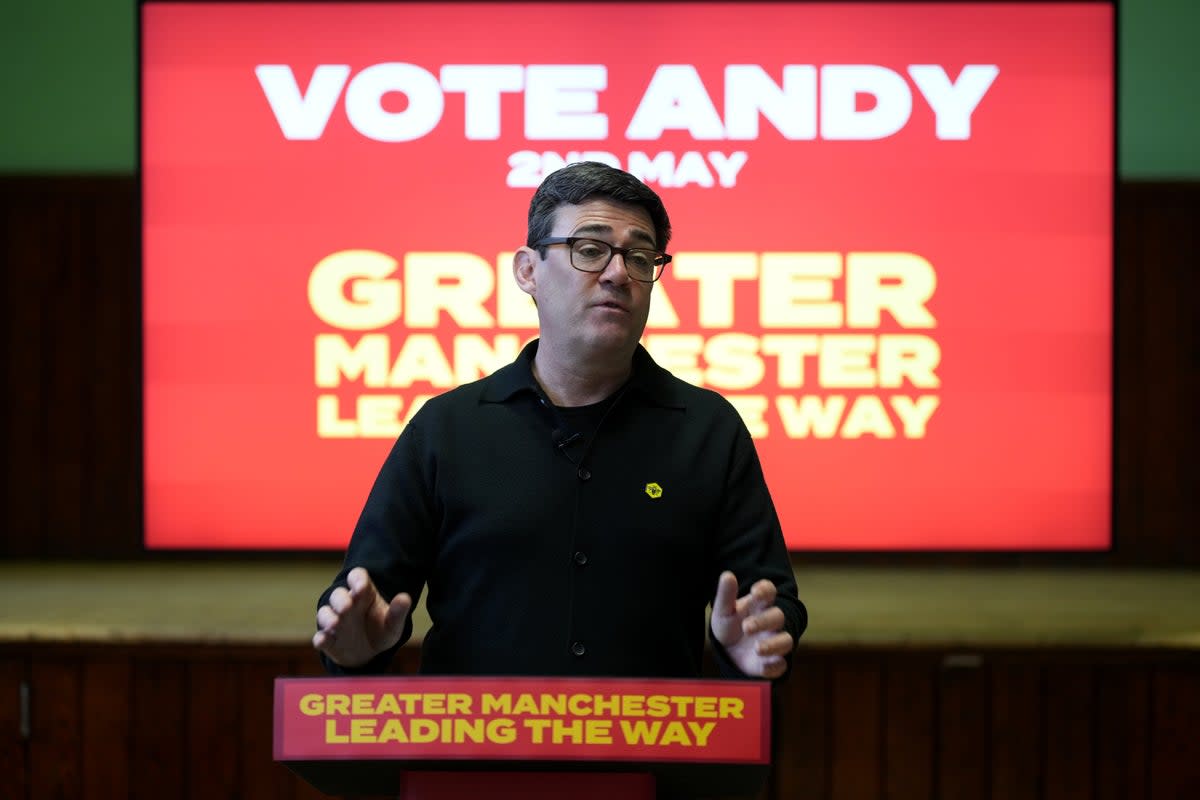Andy Burnham won a third successive term as the mayor of Greater Manchester with more votes than all his opponents combined (Getty Images)
