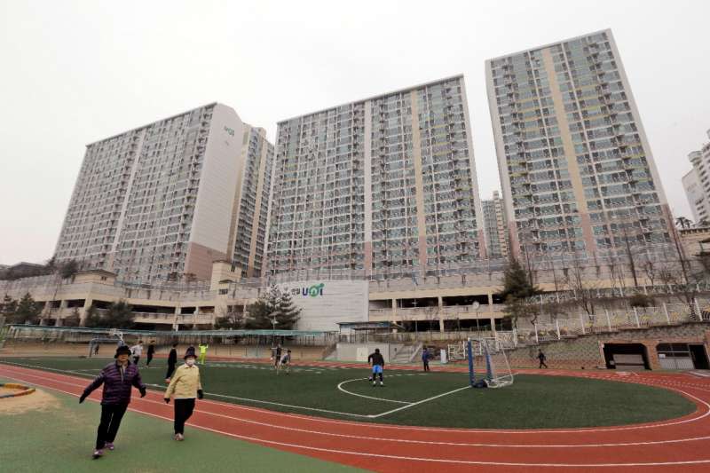 南韓釜山兄弟福祉院案：該院原本所在地已改建成住宅大樓（資料照，AP）