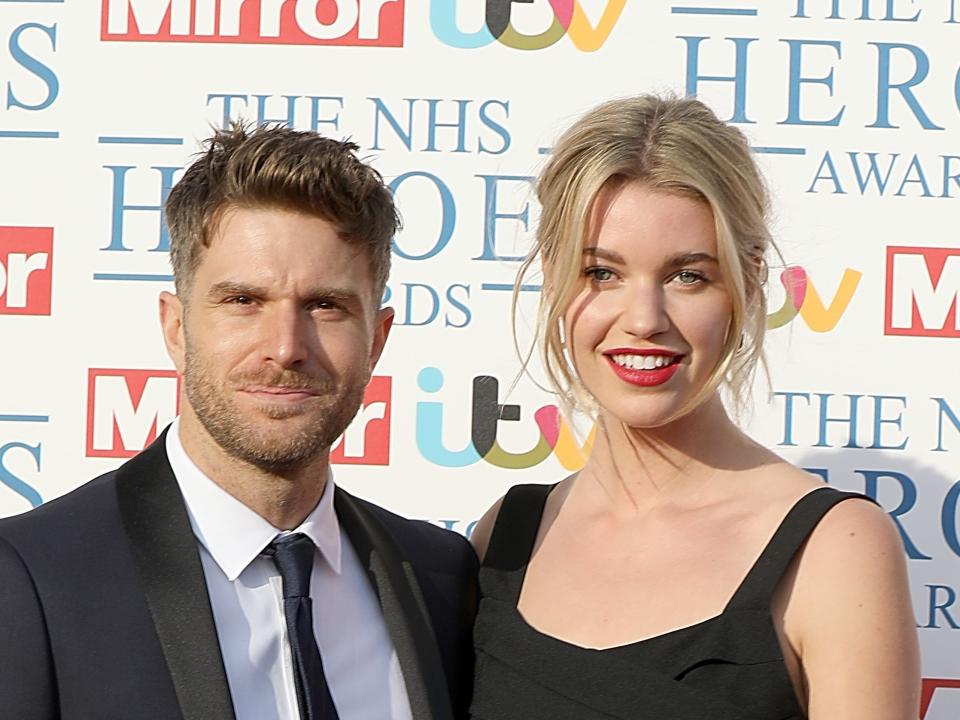 Joel Dommett and wife Hannah Cooper (Tim P. Whitby/Getty Images)