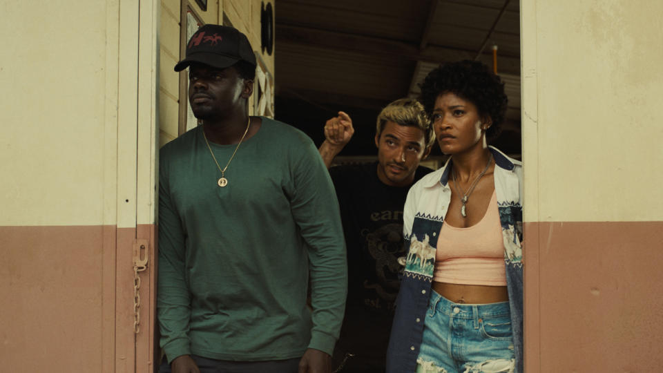 Daniel Kaluuya Brandon Perea and Keke Palmer in Nope