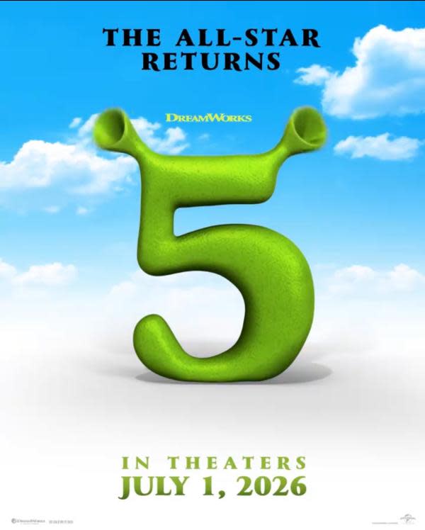 Primer póster de 'Shrek 5' (imagen: X)