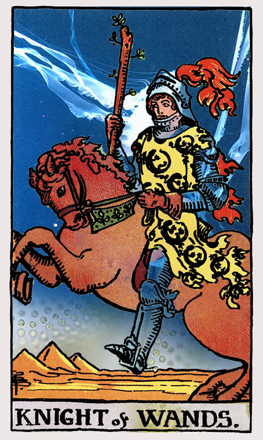 knight of wands tarot card