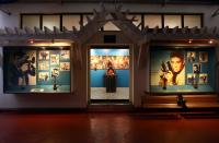 Memorabilia of the late "Action King" Fernando Poe Jr. inside Mowelfund's FPJ museum (FPJ Hall) in Quezon City north of Manila (Mike Alquinto/NPPA Images)