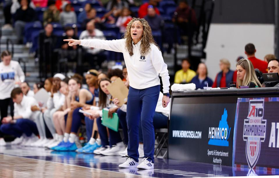 Head coach Tammi Reiss and her Rhode Island Rams will play 13 non-conference games before the Atlantic 10 schedule begins.