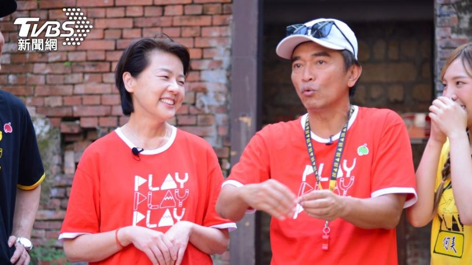 《玩很大》邀來台北市副市長黃珊珊參與錄影。（圖／TVBS）